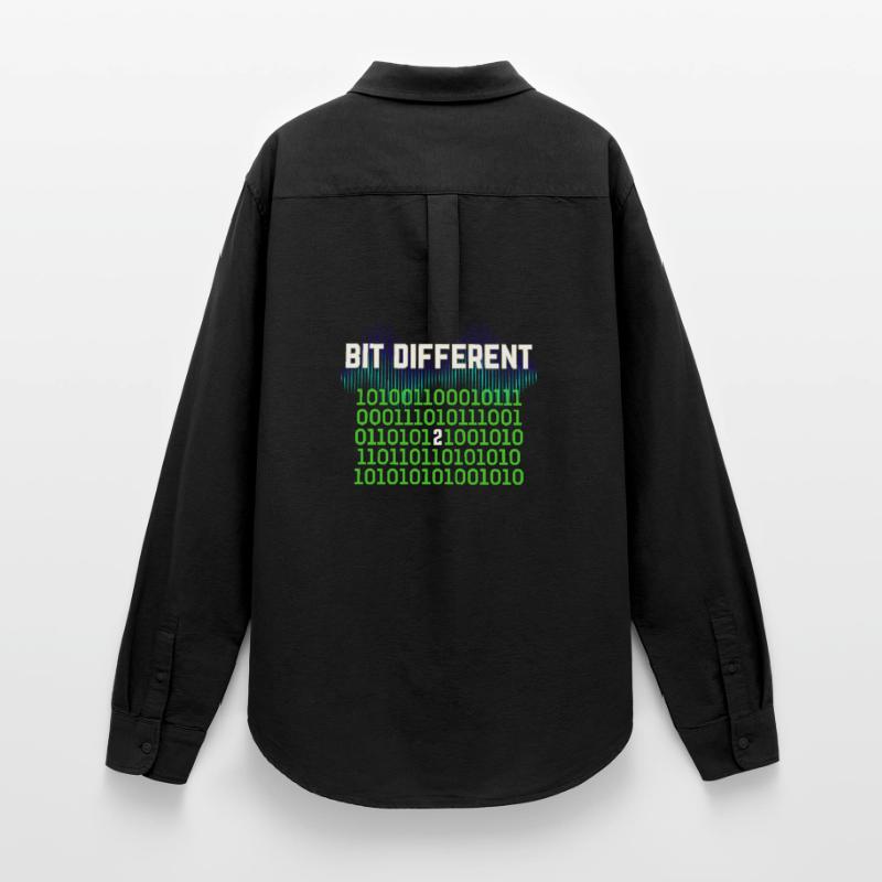 Bit Different - Nerdy Binary Error Design Women's Oxford Shirt