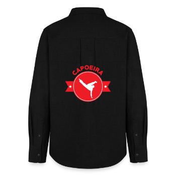 Capoeira - Fighting - Dance - Women's Oxford Shirt - black - Back - AI Model Female 172 light (172cm)