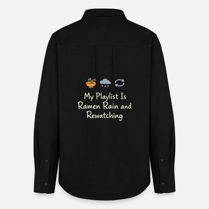 Anime introvert Weeb couch potato - Women's Oxford Shirt - black