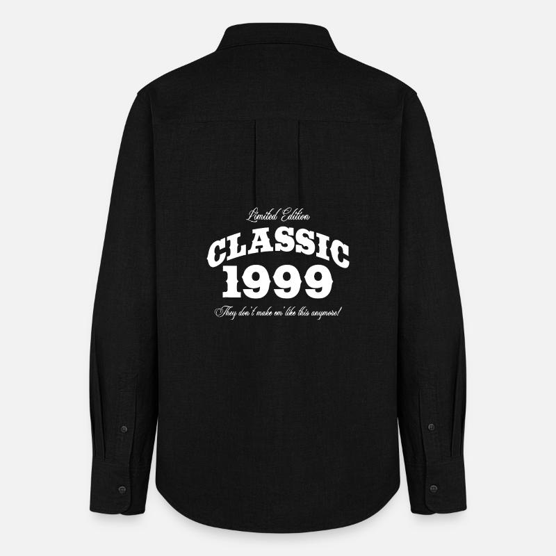 Limitierte Edition Classic 1999 - Frauen Oxford Hemd - Schwarz