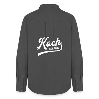 Chef Chefs Kitchen Hobby Chef Cooking Clothes Cooking - Women's Oxford Shirt - anthracite - Back - AI Model Female 172 light (172cm)