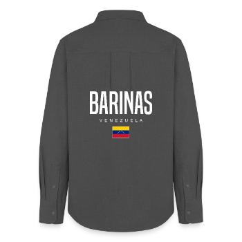 Barinas Venezuela - Women's Oxford Shirt - anthracite - Back - AI Model Female 172 light (172cm)
