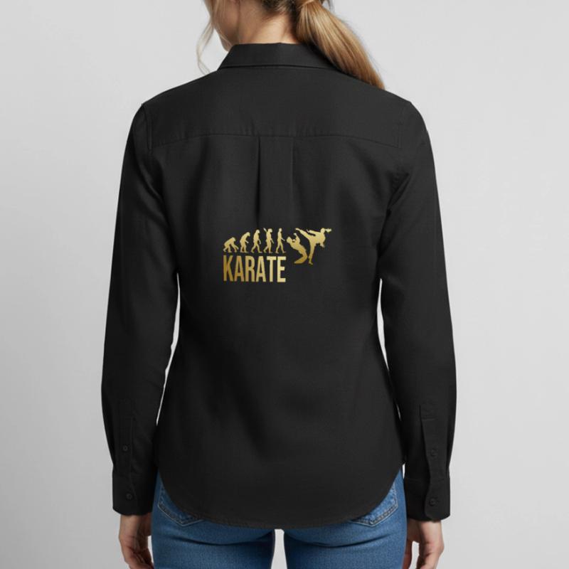 Evolution Karate Frauen Oxford Hemd