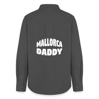 Mallorca Daddy - Women's Oxford Shirt - anthracite - Back - AI Model Female 172 light (172cm)