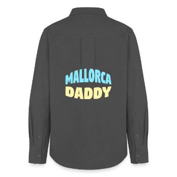 Mallorca Daddy - Women's Oxford Shirt - anthracite - Back - AI Model Female 172 light (172cm)