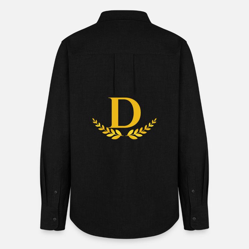 D - Frauen Oxford Hemd - Schwarz