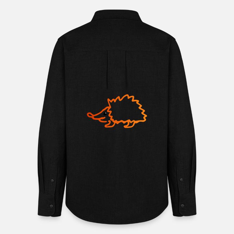 igel - Frauen Oxford Hemd - Schwarz
