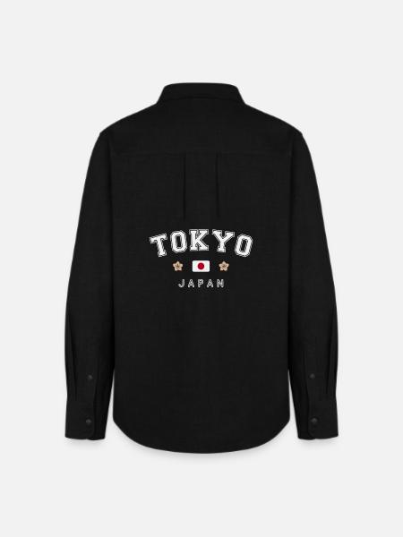 Tokyo Japan - Frauen Oxford Hemd - Schwarz