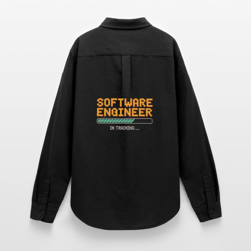 Software Developer in Training Debugging Humor Women's Oxford Shirt