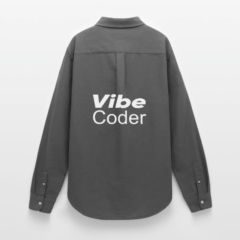 Techno-utopia: Vibe Coder Women's Oxford Shirt