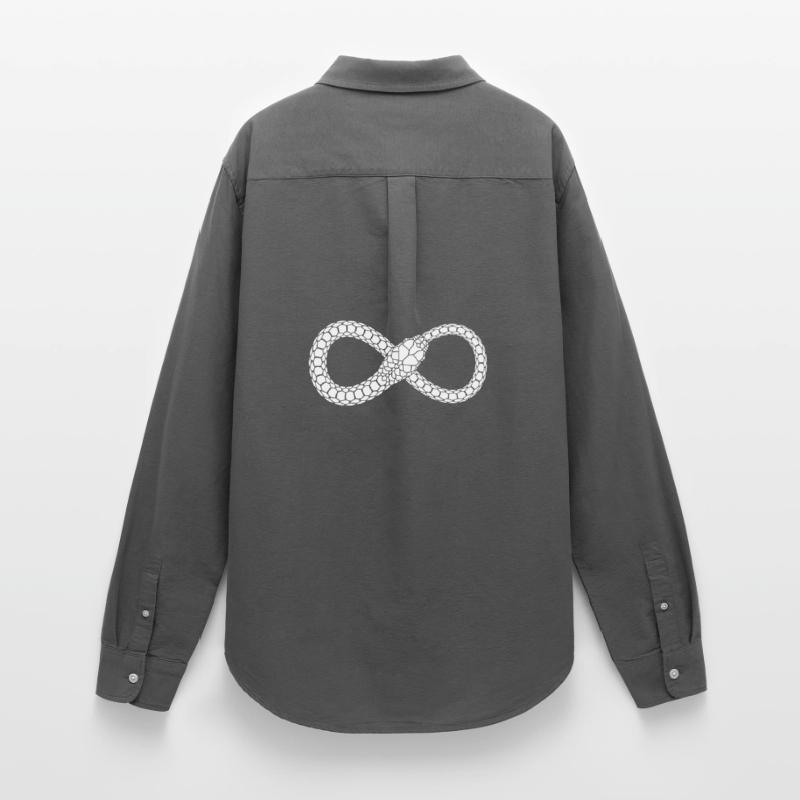 Infinite Serpent Loop Women's Oxford Shirt