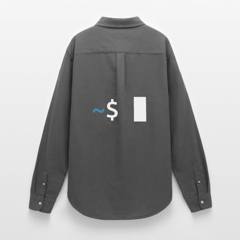 Commande Linux Shell Chemise Oxford Femme