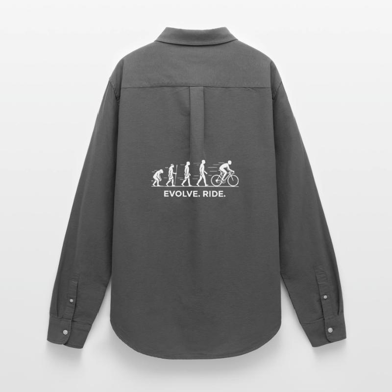 Evolve Ride Cycle Evolution Women's Oxford Shirt
