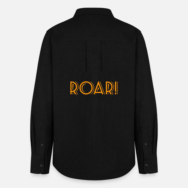 ROAR! - Women's Oxford Shirt - black