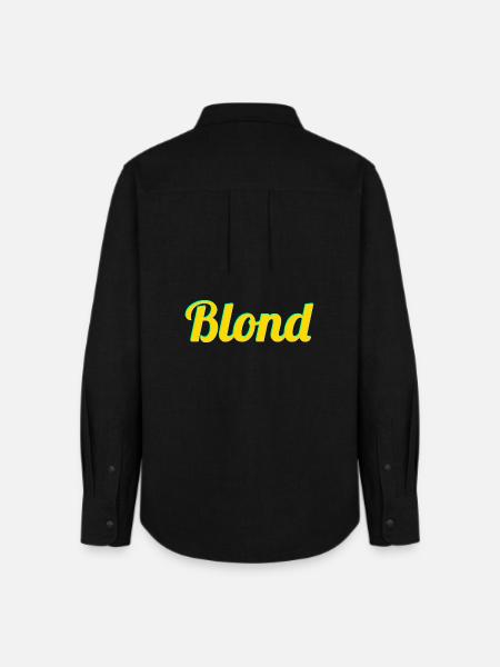 BLOND - Frauen Oxford Hemd - Schwarz