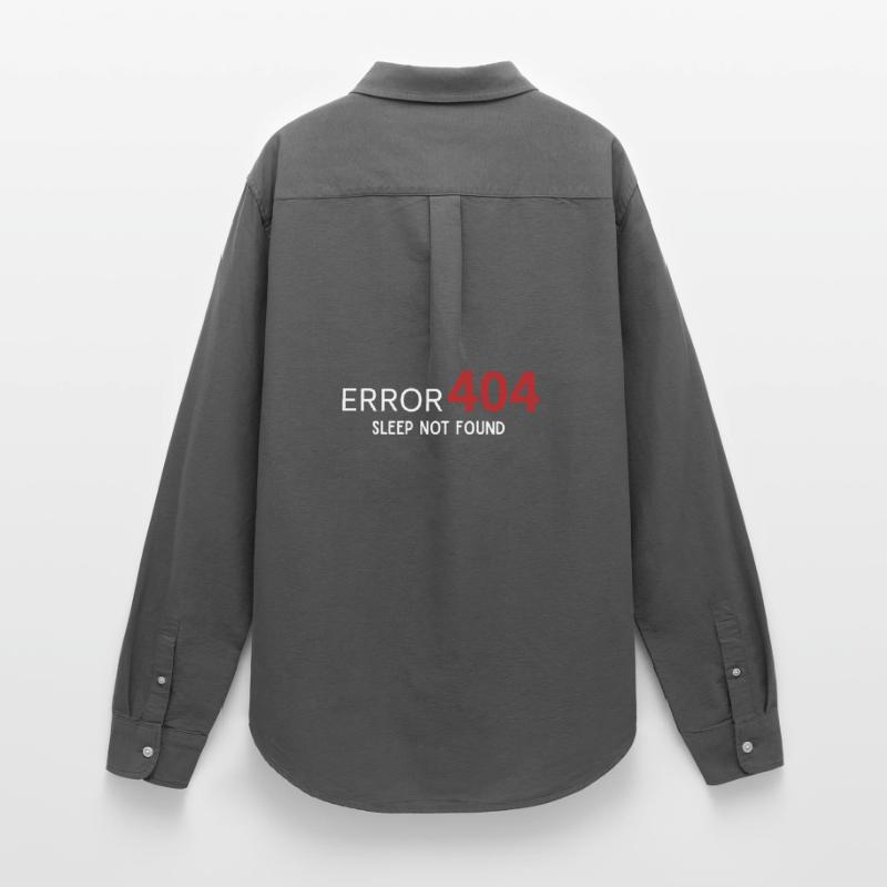 Error 404 Sleep Not Found – Pattern for Developers Women's Oxford Shirt