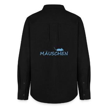 PUMPKIN - Women's Oxford Shirt - black - Back - AI Model Female 172 light (172cm)