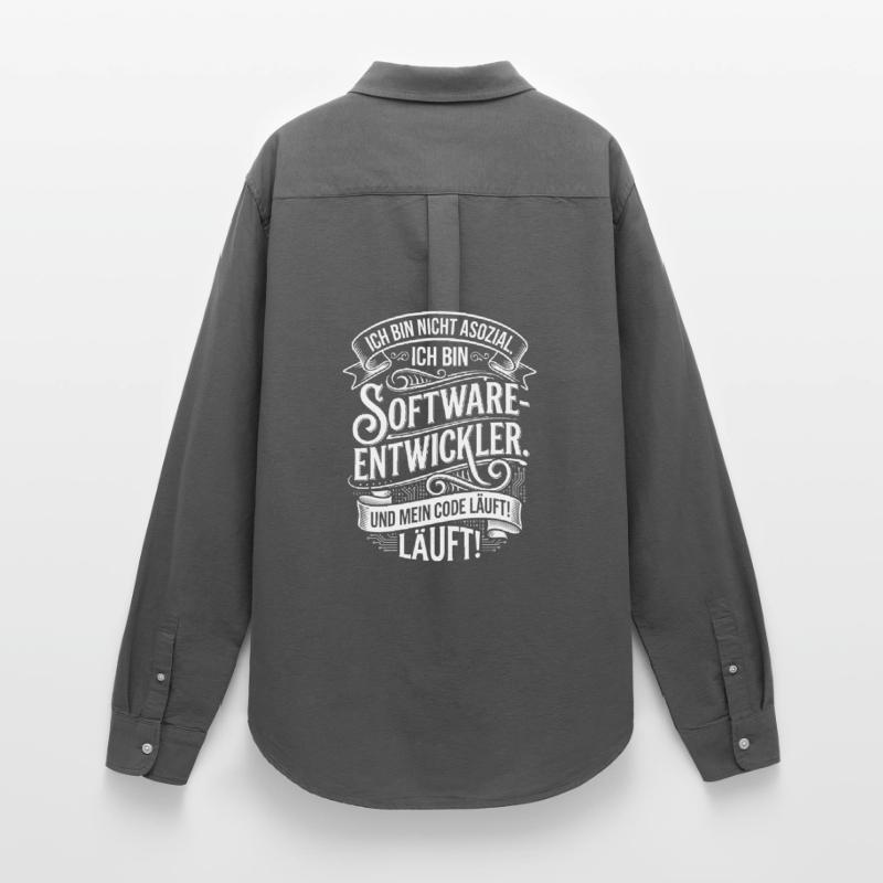 I'm a software developer – and my code is running Women's Oxford Shirt