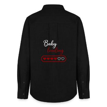 Chargement de bébé - Chemise Oxford Femme - noir - Dos - AI Model Female 172 light (172cm)