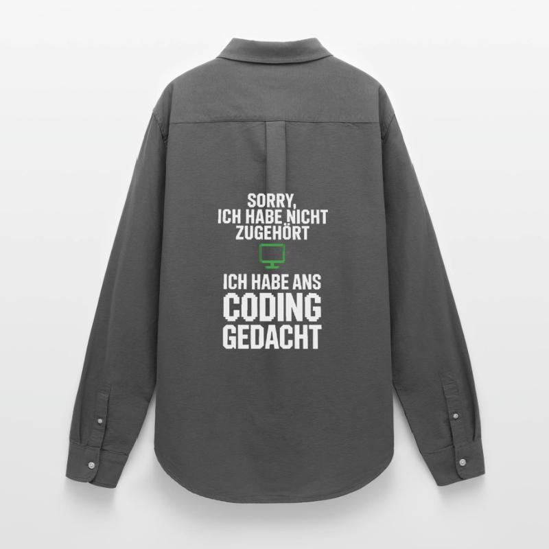 Désolé, j’ai pensé à coder Chemise Oxford Femme