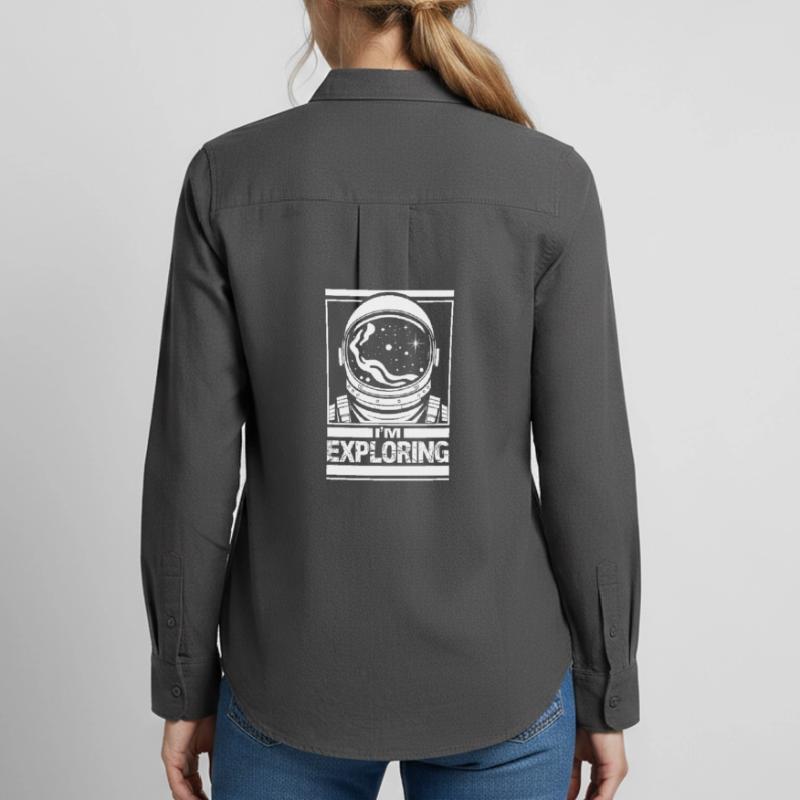 I'm Exploring Women's Oxford Shirt