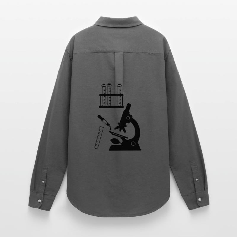Microscope Laboratory Research Women's Oxford Shirt