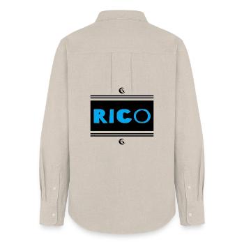Rico - Chemise Oxford Femme - beige - Dos - AI Model Female 172 light (172cm)
