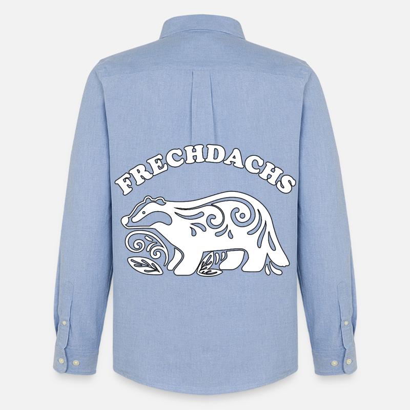 Frechdachs – Der freche Spitzbube - Männer Oxford Hemd von Stanley/Stella - Carolina Blue