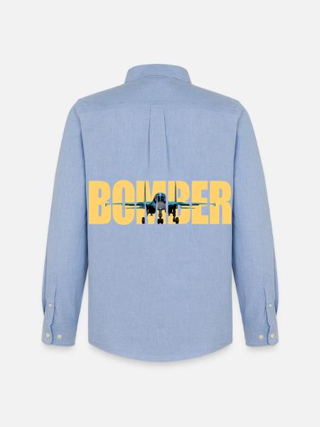 Bomber Su-34 - Men's Oxford Shirt by Stanley/Stella - carolina blue