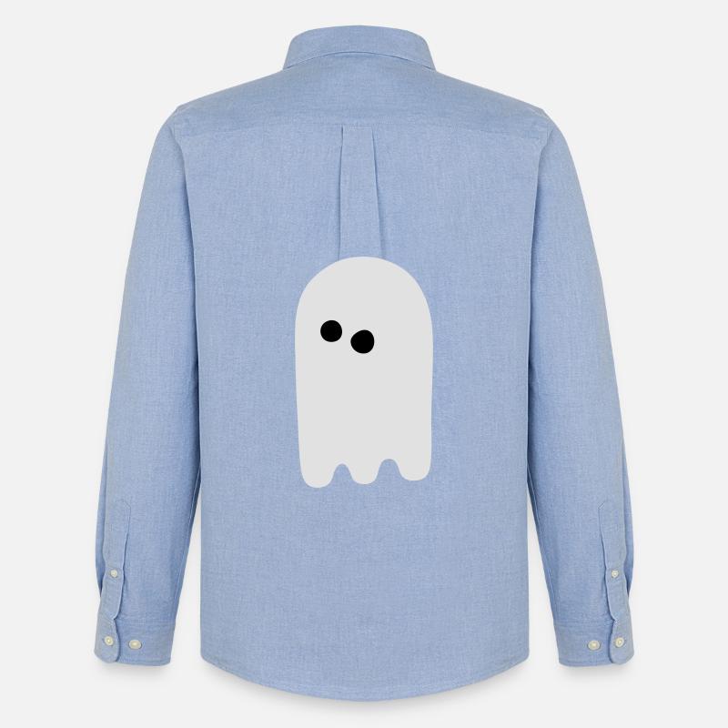 Gespenst - Männer Oxford Hemd von Stanley/Stella - Carolina Blue