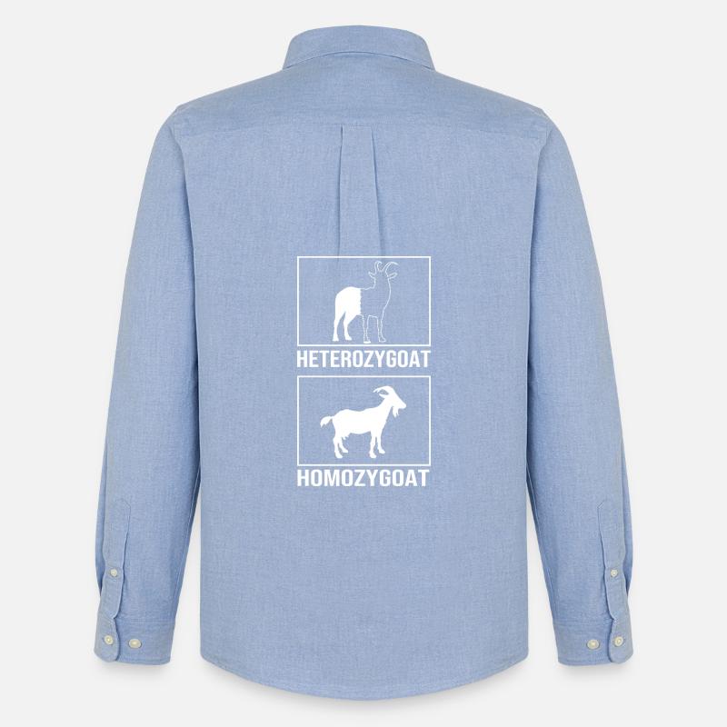 Molecule Structural Formula - Men's Oxford Shirt by Stanley/Stella - carolina blue
