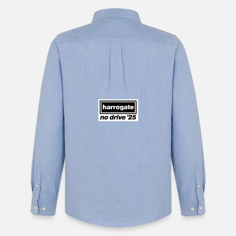 Harrogate ohne Antrieb '25 - Männer Oxford Hemd von Stanley/Stella - Carolina Blue