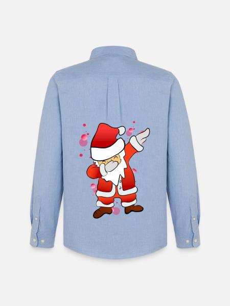 Dabbing Nicholas - Men's Oxford Shirt by Stanley/Stella - carolina blue
