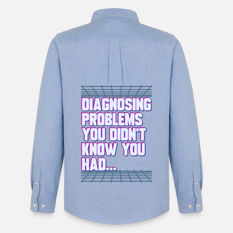 Nurse Practitioner Diagnosing Problems Nursing - Männer Oxford Hemd von Stanley/Stella - Carolina Blue