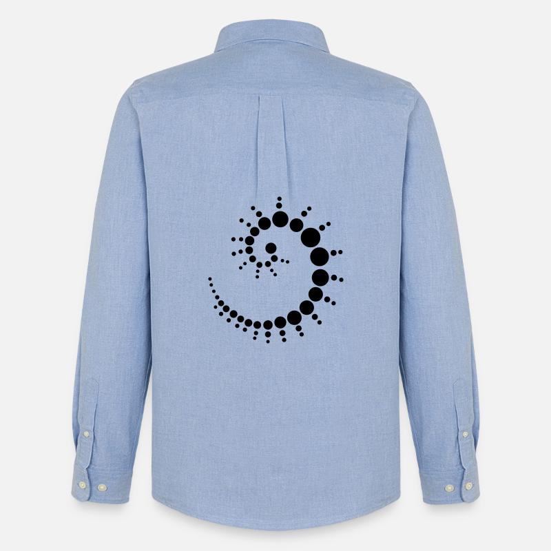 fossil - Männer Oxford Hemd von Stanley/Stella - Carolina Blue