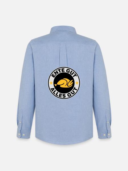Ente gut alles gut - Männer Oxford Hemd von Stanley/Stella - Carolina Blue