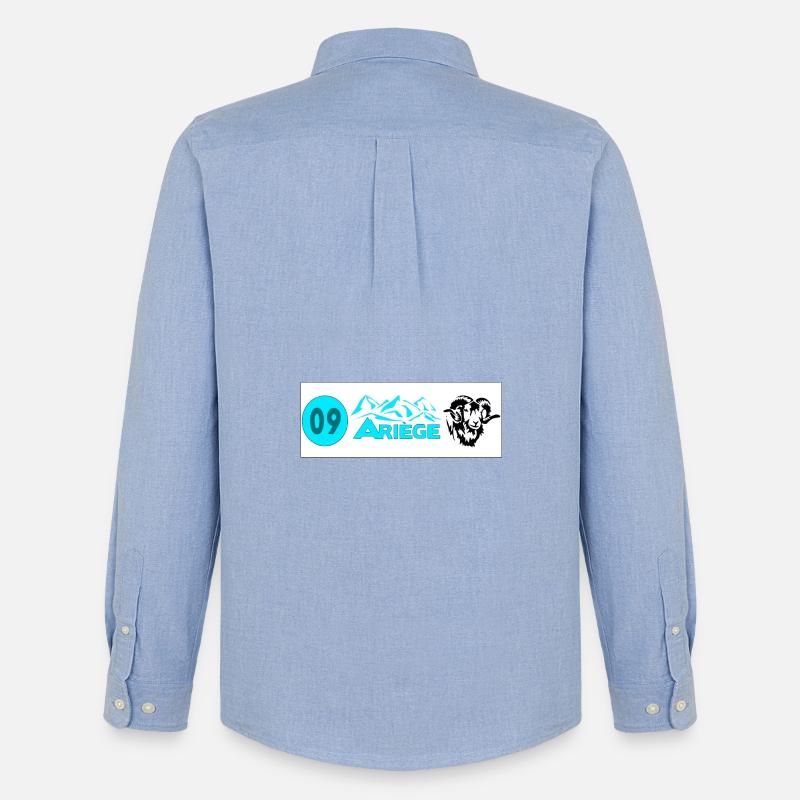 Ariège - Männer Oxford Hemd von Stanley/Stella - Carolina Blue