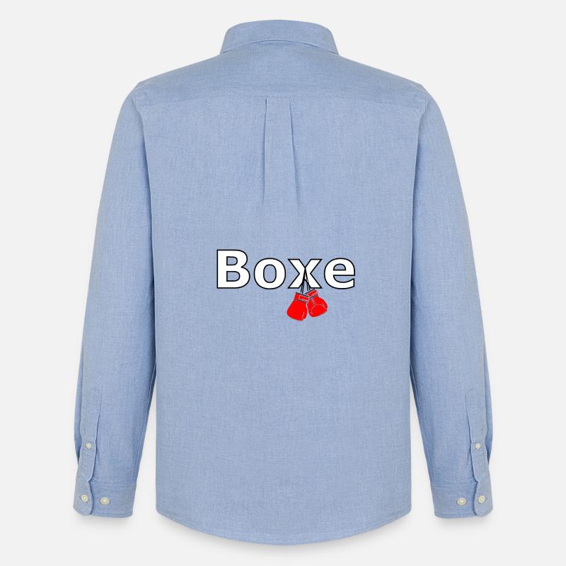 Boxen - Männer Oxford Hemd von Stanley/Stella - Carolina Blue