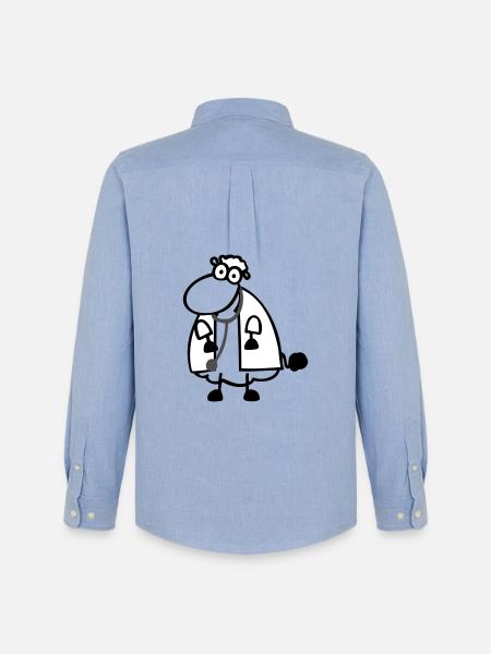 Doctor's Sheep - Men's Oxford Shirt by Stanley/Stella - carolina blue