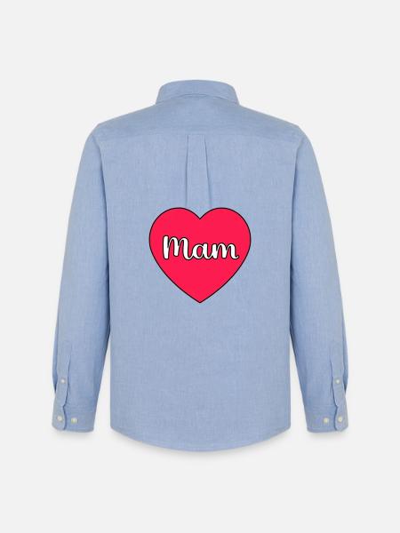 Maman Hart - Chemise Oxford homme Stanley/Stella - carolina blue
