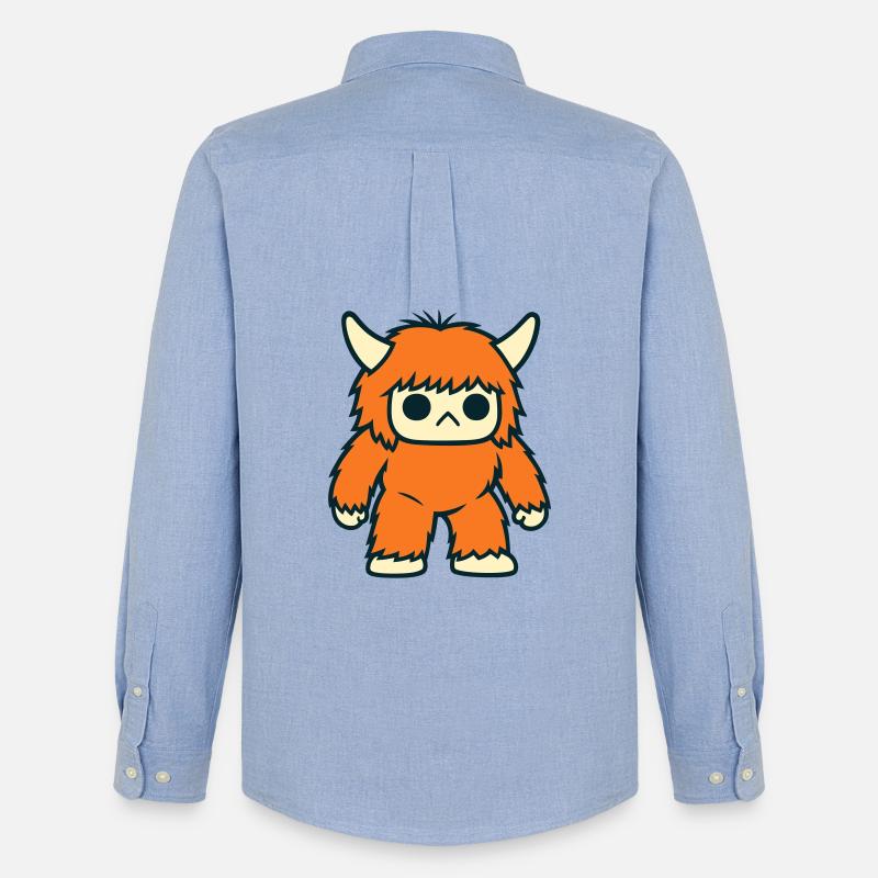 Cute Devil by toystudio 71 / FANMAN - Männer Oxford Hemd von Stanley/Stella - Carolina Blue