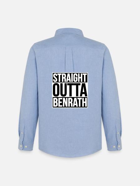 Directement de Benrath - Chemise Oxford homme Stanley/Stella - carolina blue