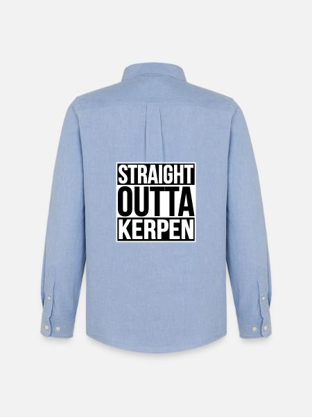 Straight Outta Kerpen - Männer Oxford Hemd von Stanley/Stella - Carolina Blue