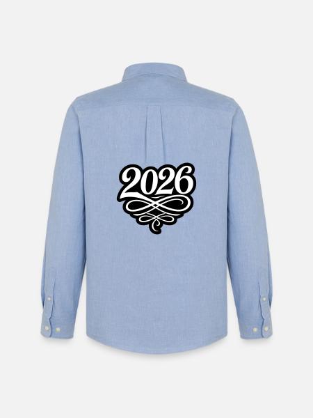 Année 2026 - Chemise Oxford homme Stanley/Stella - carolina blue