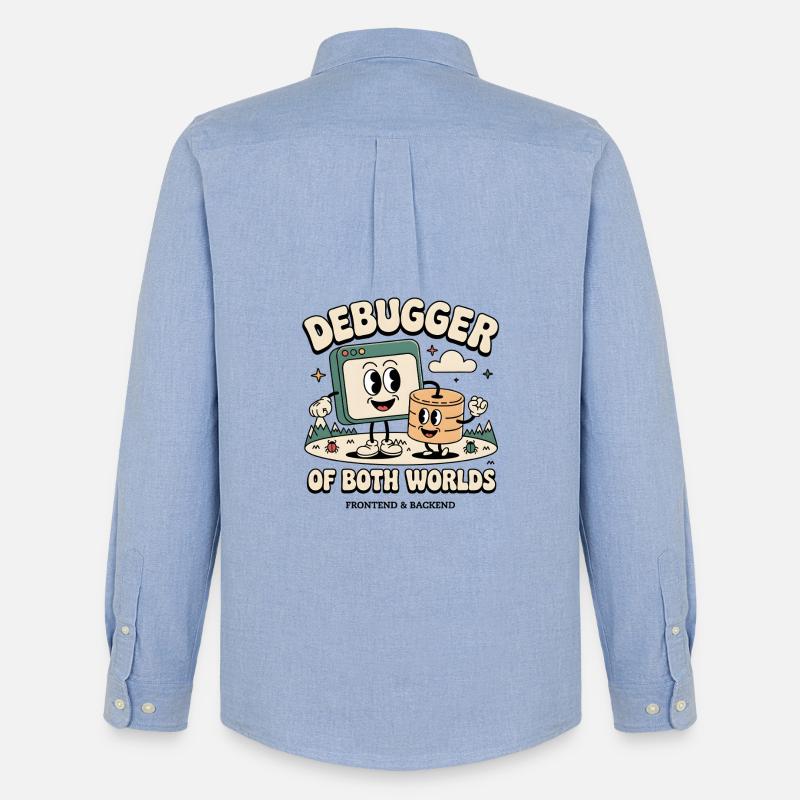 Debugger af begge verdener | Fejlfinding af udvikler - Oxfordskjorte herre Stanley/Stella - carolina blue