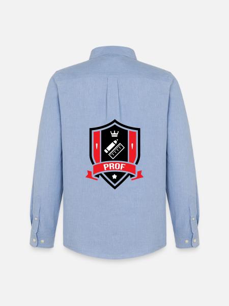 Akademisches Wappen Professor Couronne - Männer Oxford Hemd von Stanley/Stella - Carolina Blue