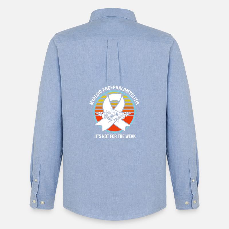 ME CFS - Oxfordskjorte herre Stanley/Stella - carolina blue