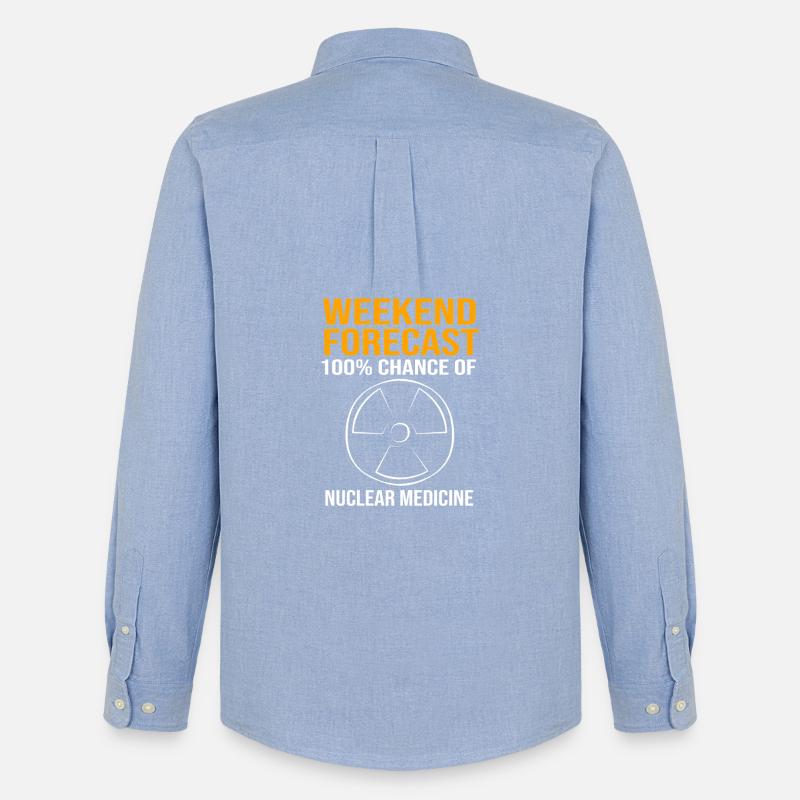 Nuklear Nuklearmedizin Atom Radiologie - Männer Oxford Hemd von Stanley/Stella - Carolina Blue
