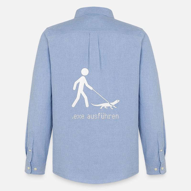 exe ausführen - Männer Oxford Hemd von Stanley/Stella - Carolina Blue
