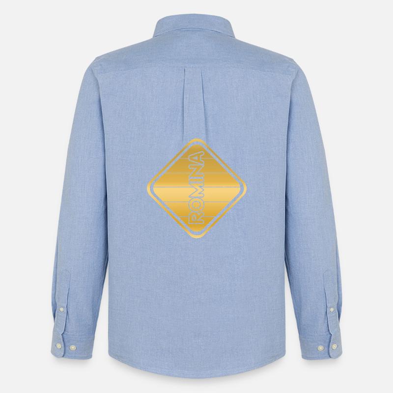 Romina als Ehefrau - Männer Oxford Hemd von Stanley/Stella - Carolina Blue